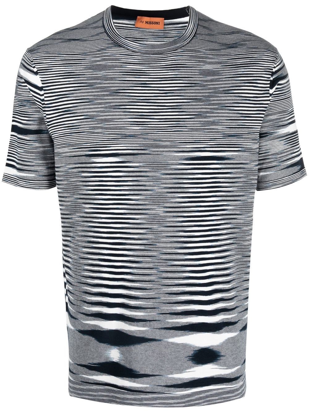 Missoni geometric-print cotton T-shirt - Blue von Missoni