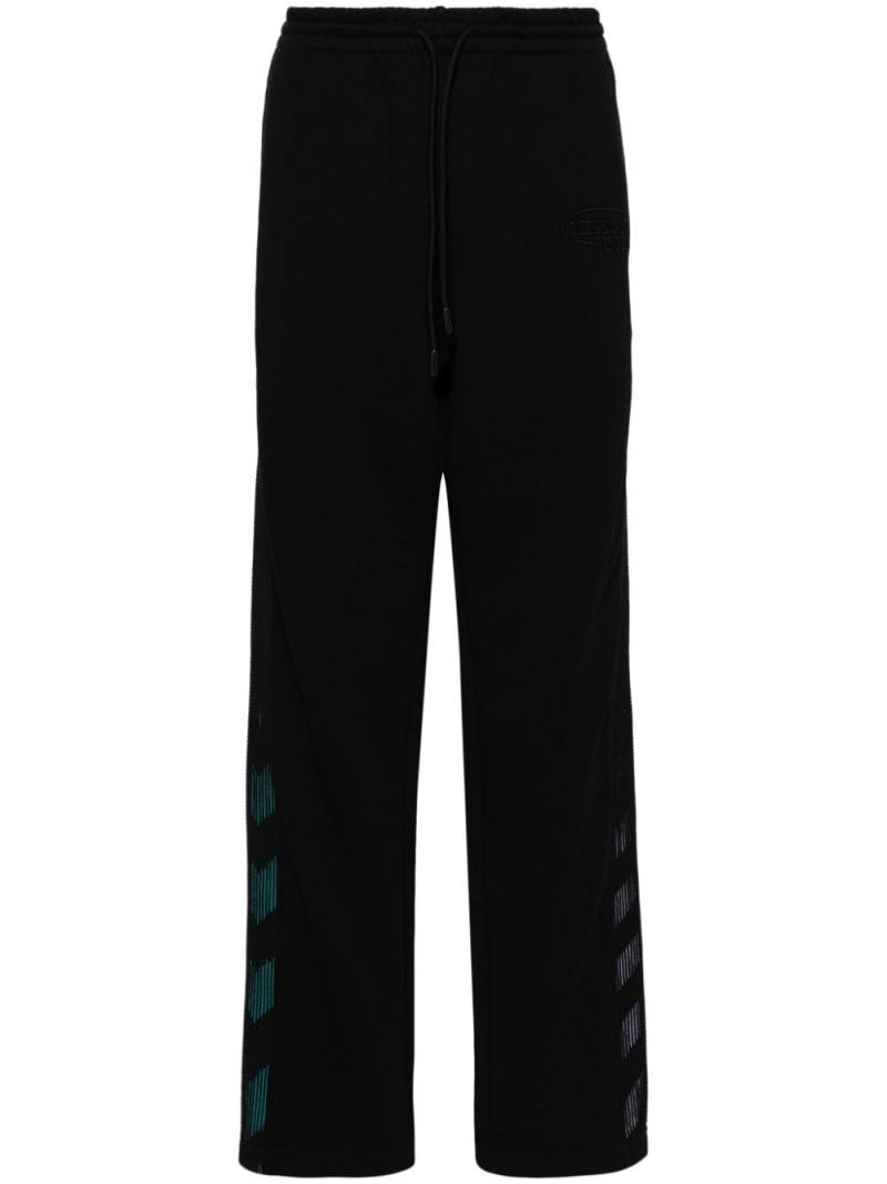 Missoni knitted-panels cotton track pants - Black von Missoni