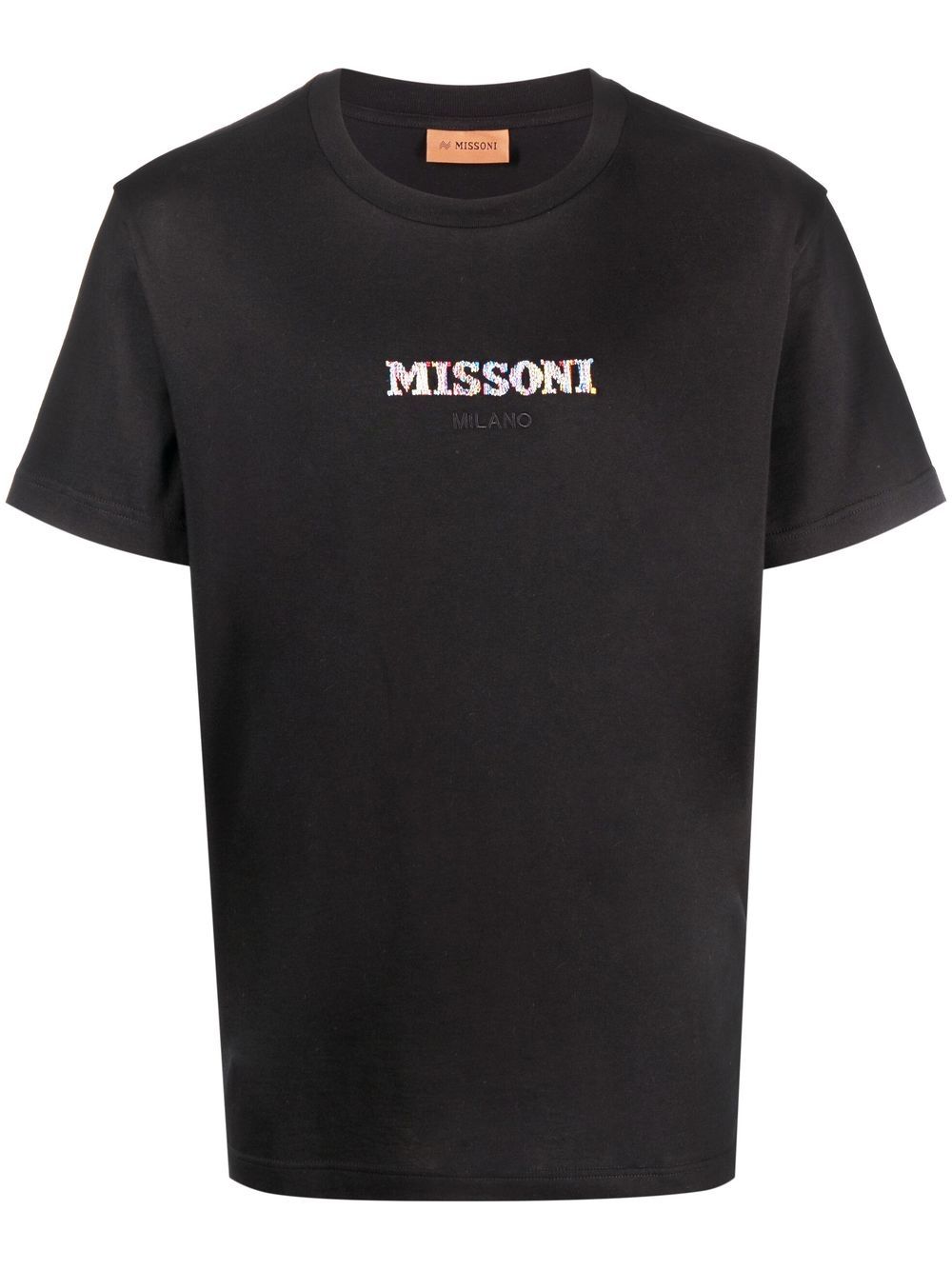 Missoni logo-embroidered T-shirt - Black von Missoni