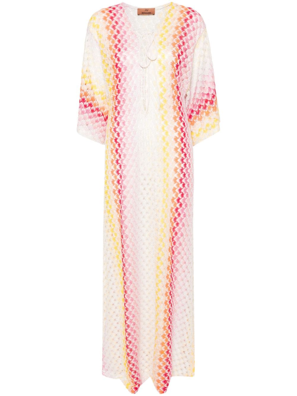 Missoni open-knit maxi dress - Yellow von Missoni