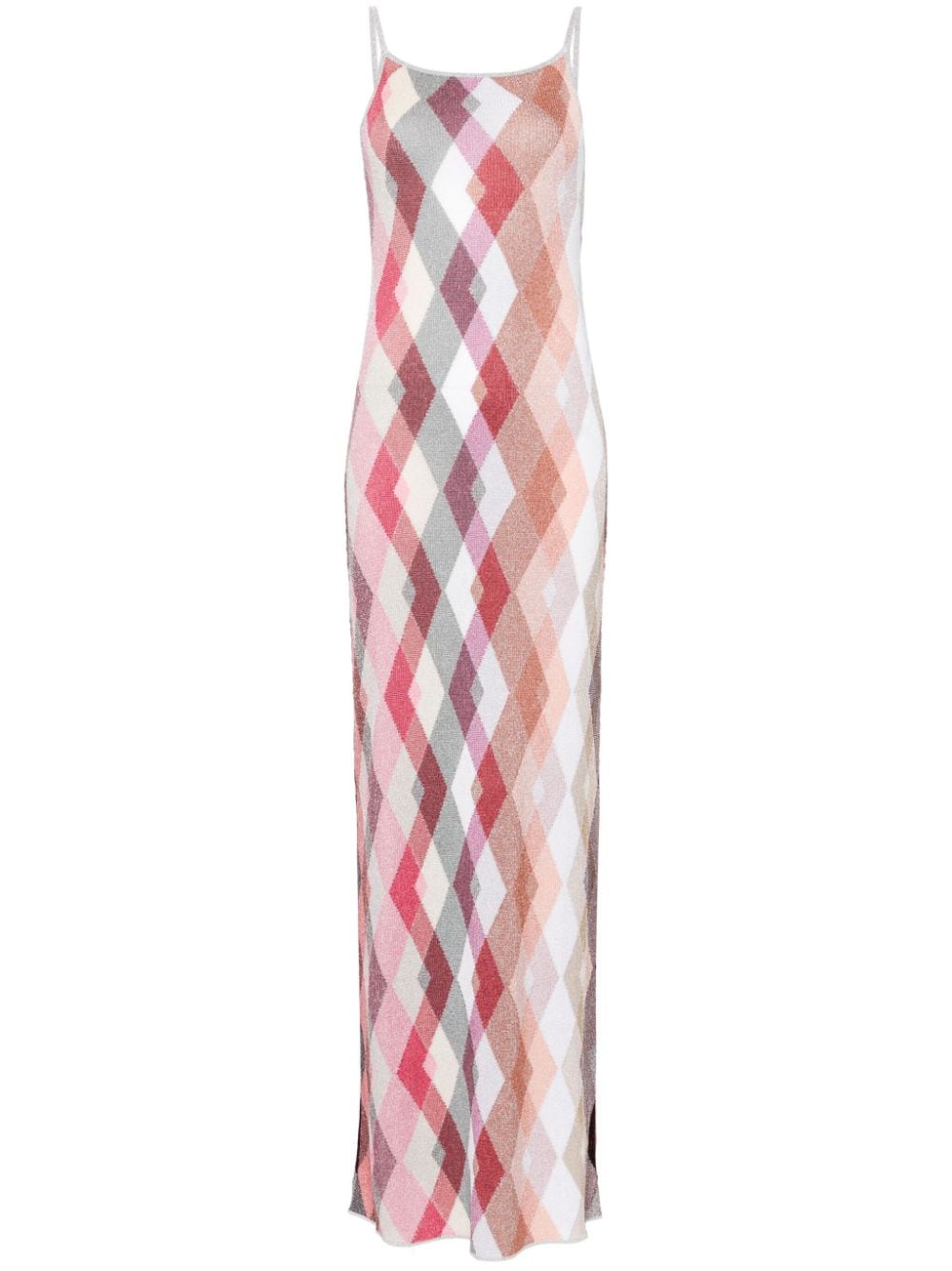 Missoni plaid woven maxi dress - Pink von Missoni