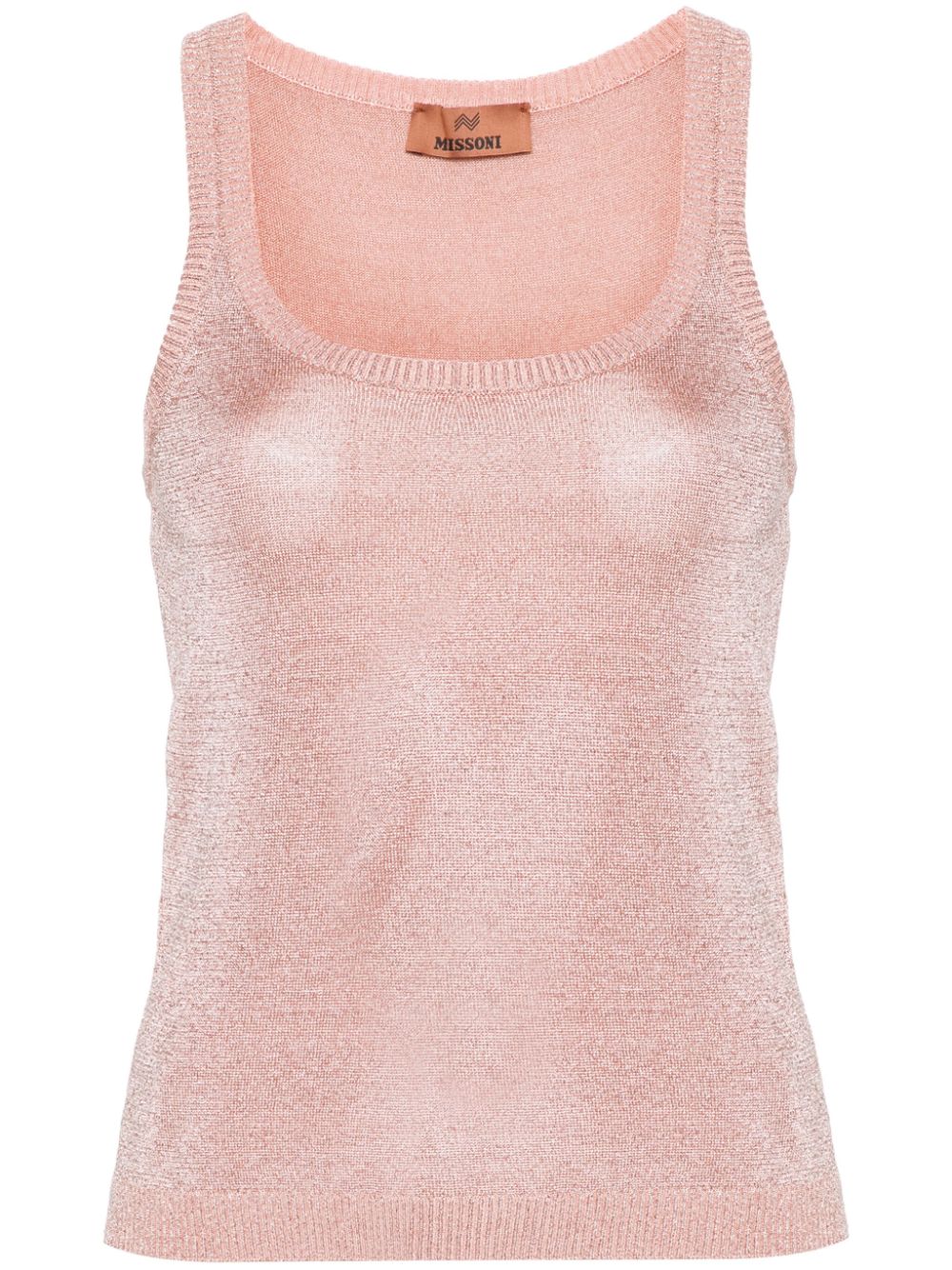 Missoni sleeveless lurex tank top - Pink von Missoni