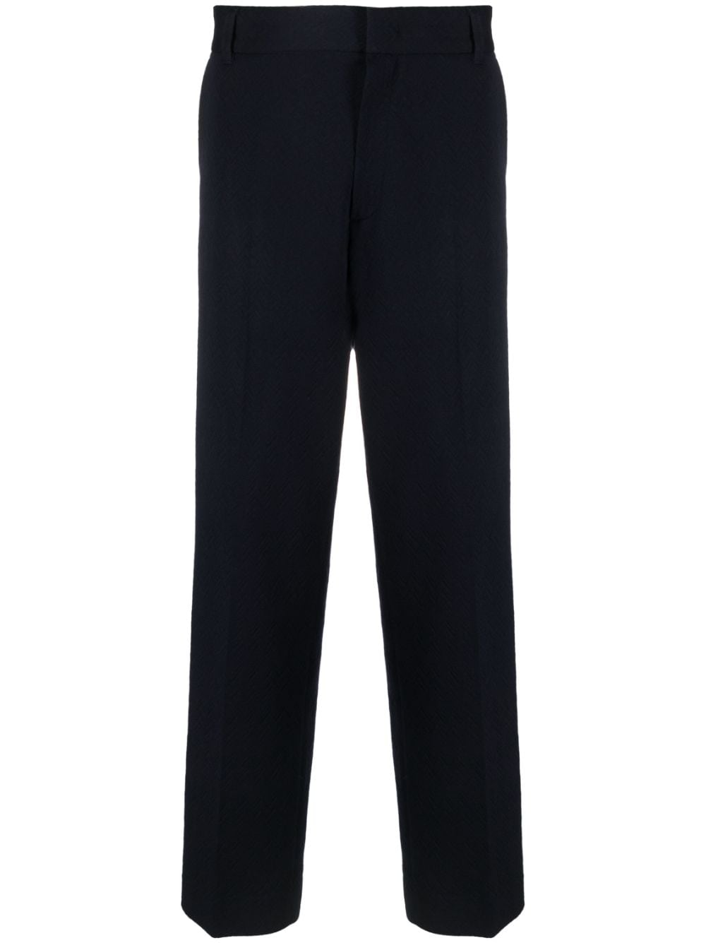 Missoni straight-leg wool-blend trousers - Blue von Missoni