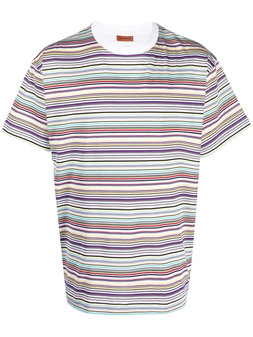 Missoni stripe-pattern print T-shirt - White von Missoni