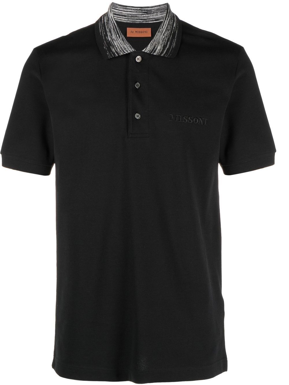 Missoni contrasting-collar polo shirt - Black von Missoni