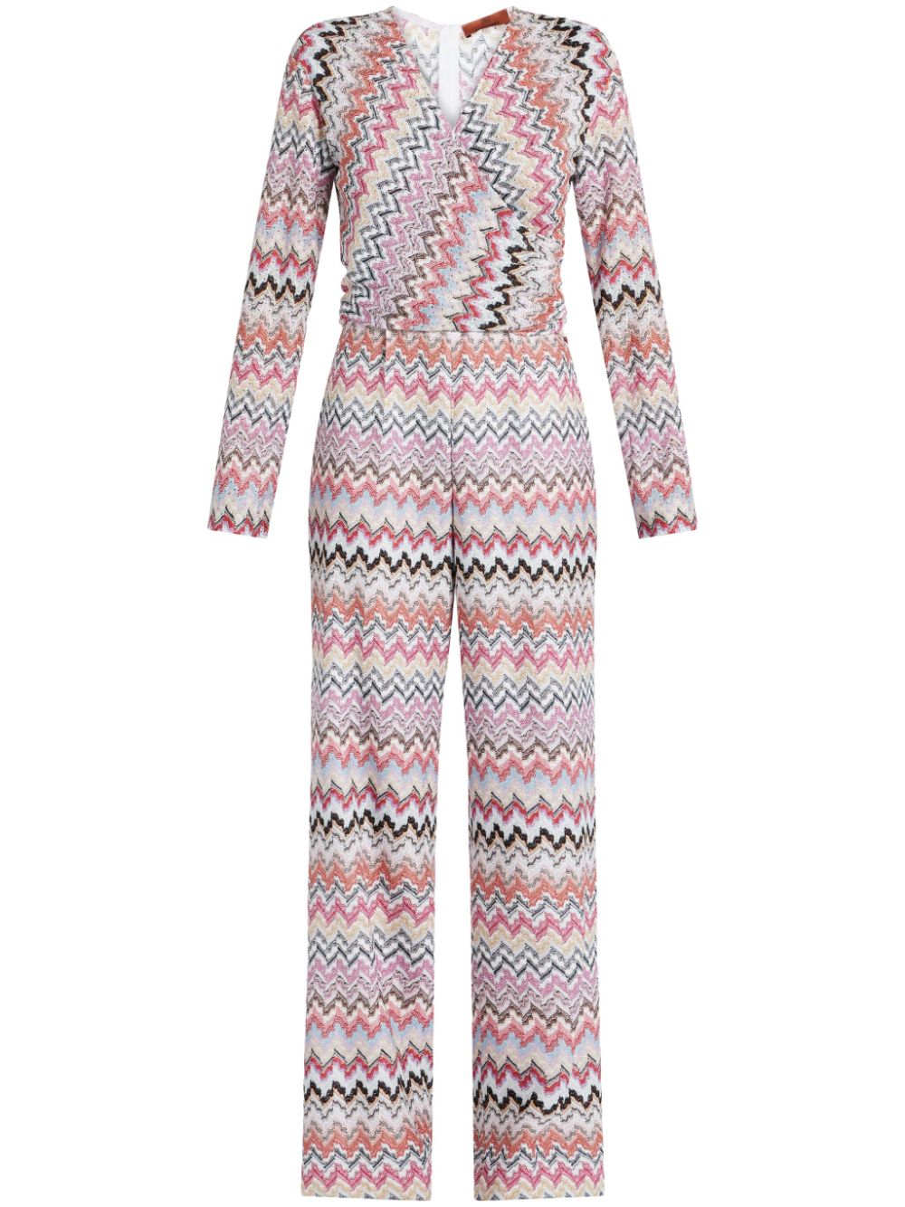 Missoni zig zag-pattern jumpsuit - Pink von Missoni