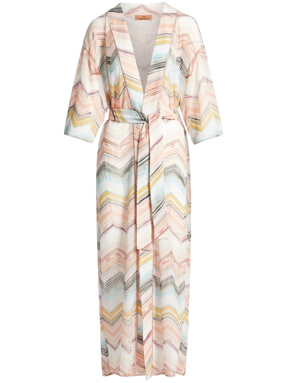 Missoni zigzag cover up dress - Pink von Missoni