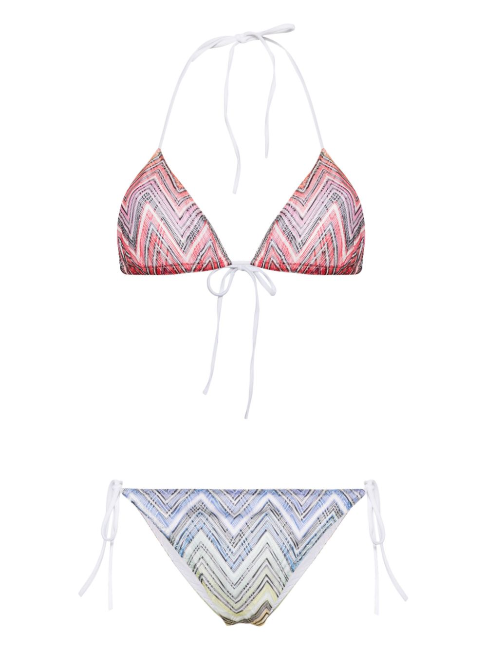 Missoni zigzag crochet bikini - Red von Missoni