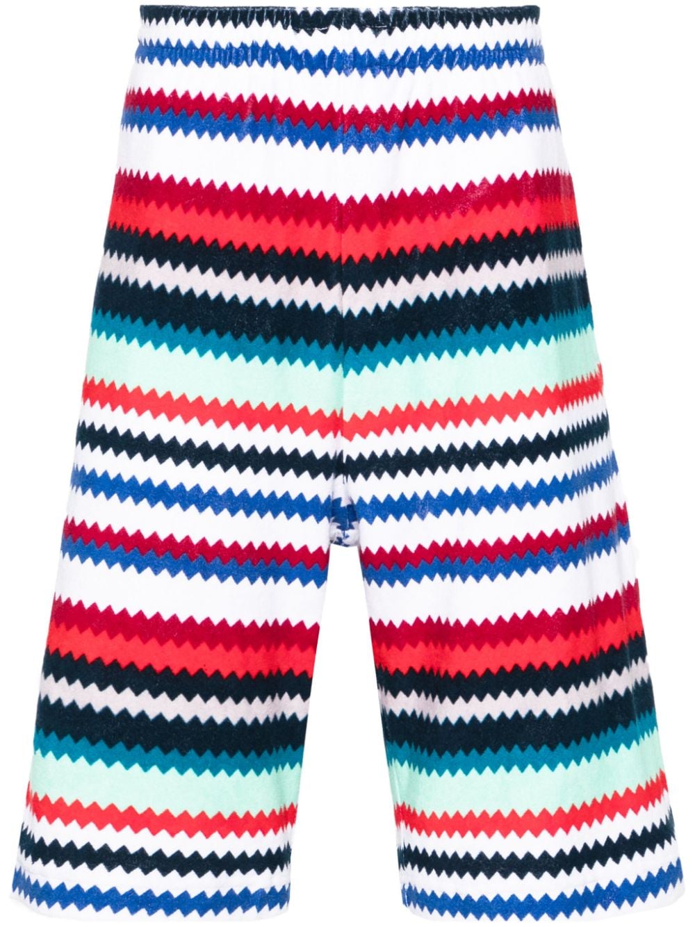 Missoni zigzag-pattern track shorts - Red von Missoni