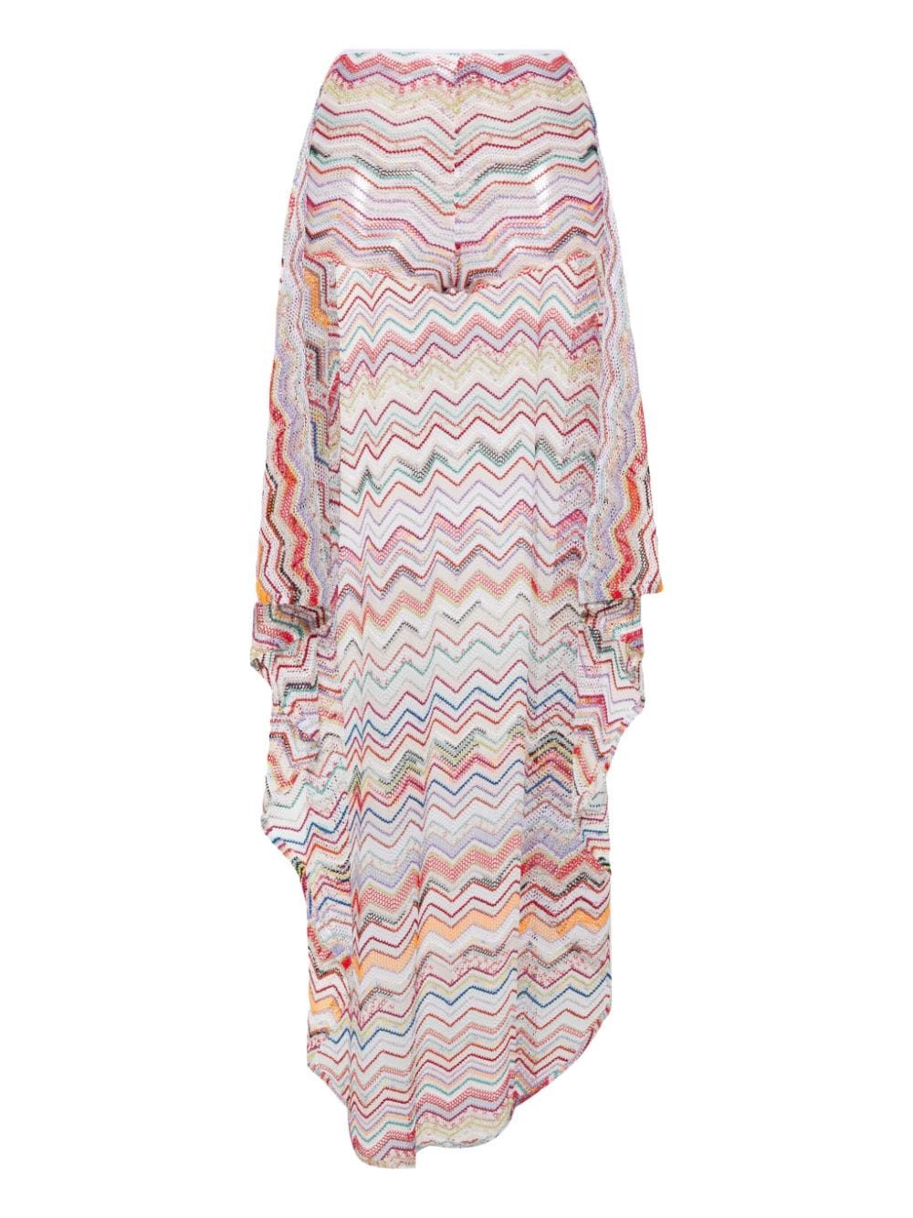 Missoni zigzag sarong skirt - Red von Missoni