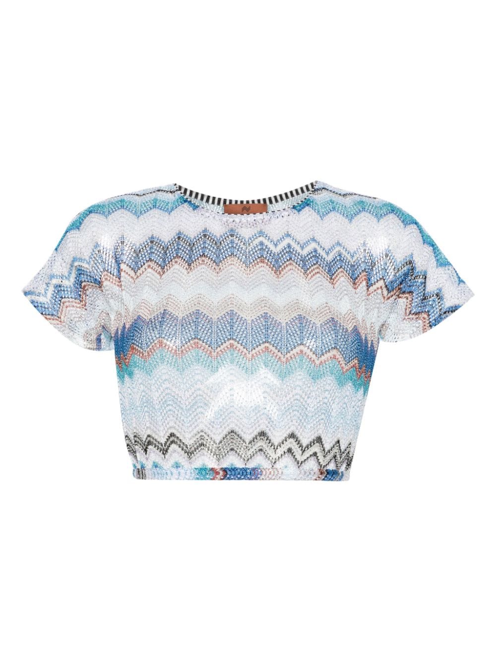 Missoni MISSONI TOP BLS CROP MULTI COL BLUE TONES von Missoni