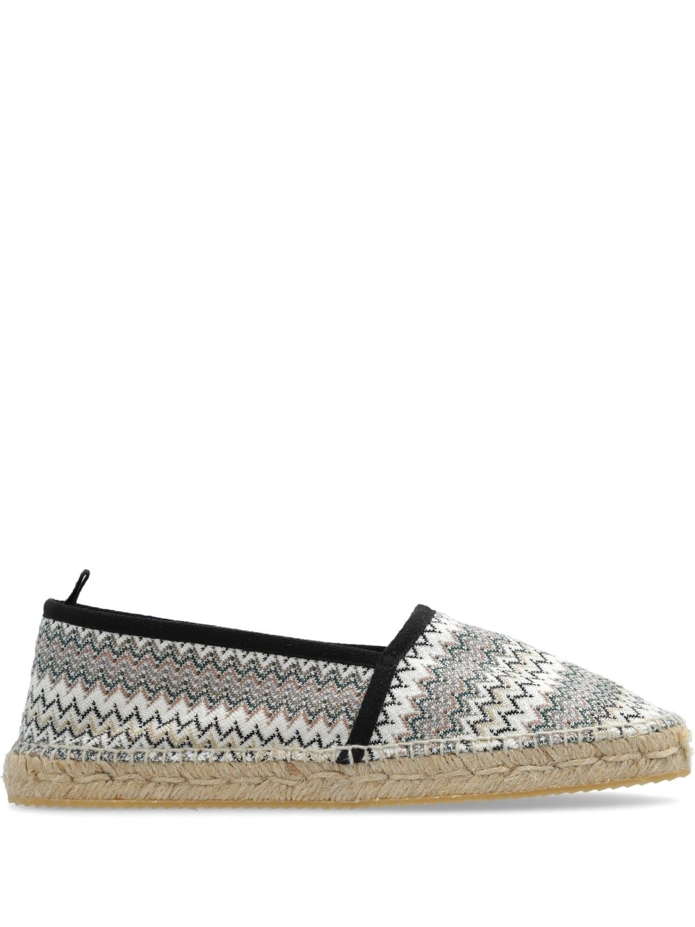 Missoni zigzag-woven espadrilles - Grey von Missoni