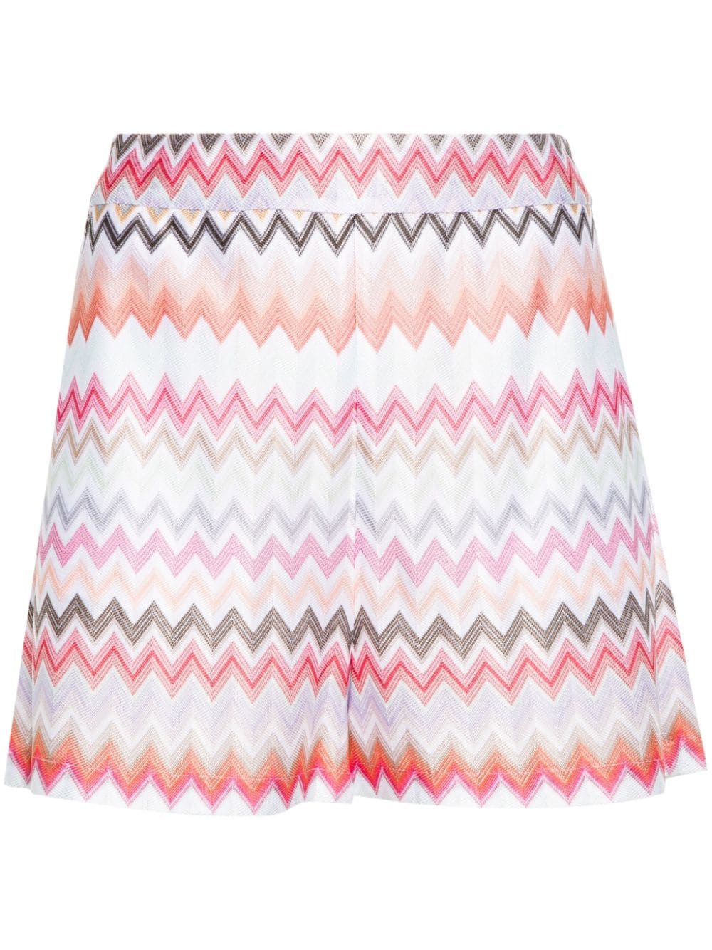 Missoni zigzag-woven shorts - Orange von Missoni