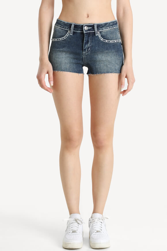 Missue Jeansshorts | Dunkelblau Gewaschen | Damen  | XL von Missue