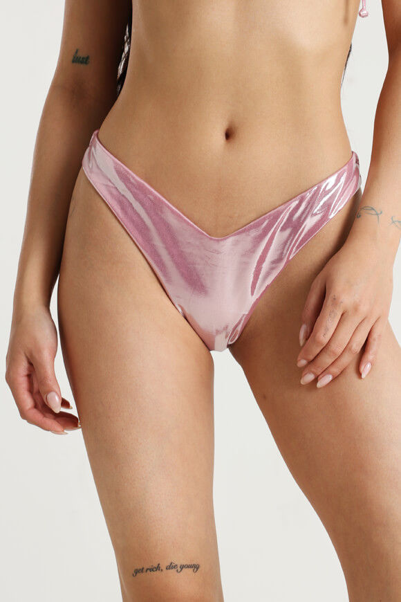 Missue Metallic Bikini-Unterteil | Pink | Damen  | M von Missue