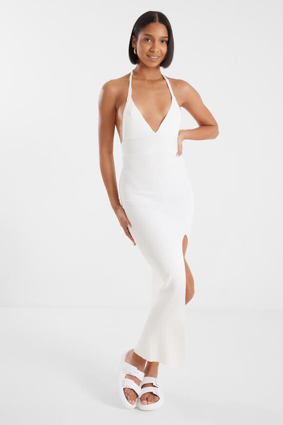 Missue Neckholder-Strickkleid | Offwhite | Damen  | L von Missue