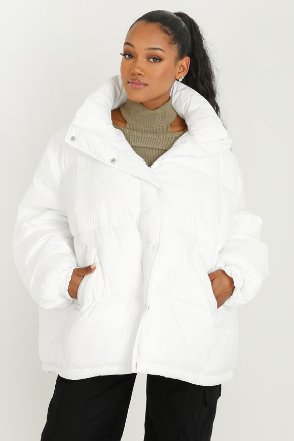 Missue Oversized Pufferjacke | Weiss | Damen  | M von Missue