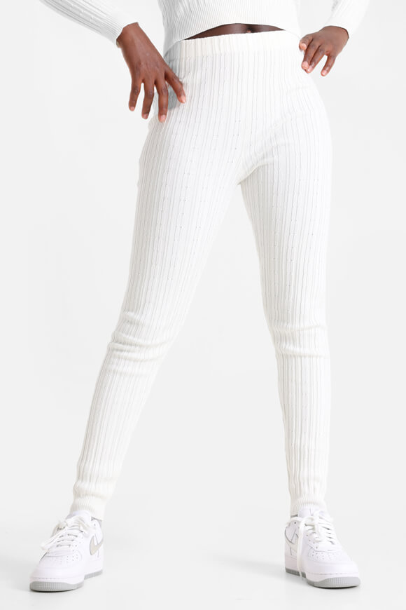 Missue Strickleggings | Offwhite | Damen  | L von Missue