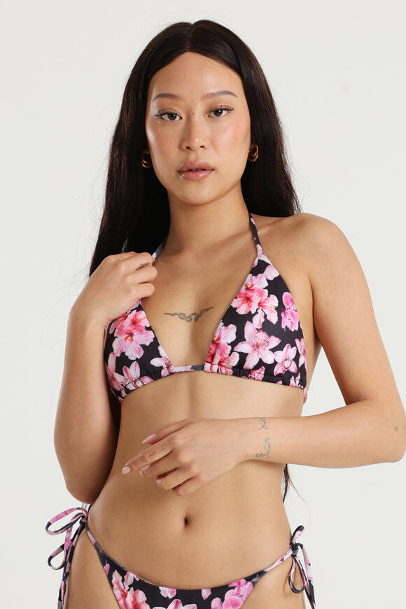 Missue Triangel Bikini-Oberteil | Schwarz + Rosa | Damen  | M von Missue