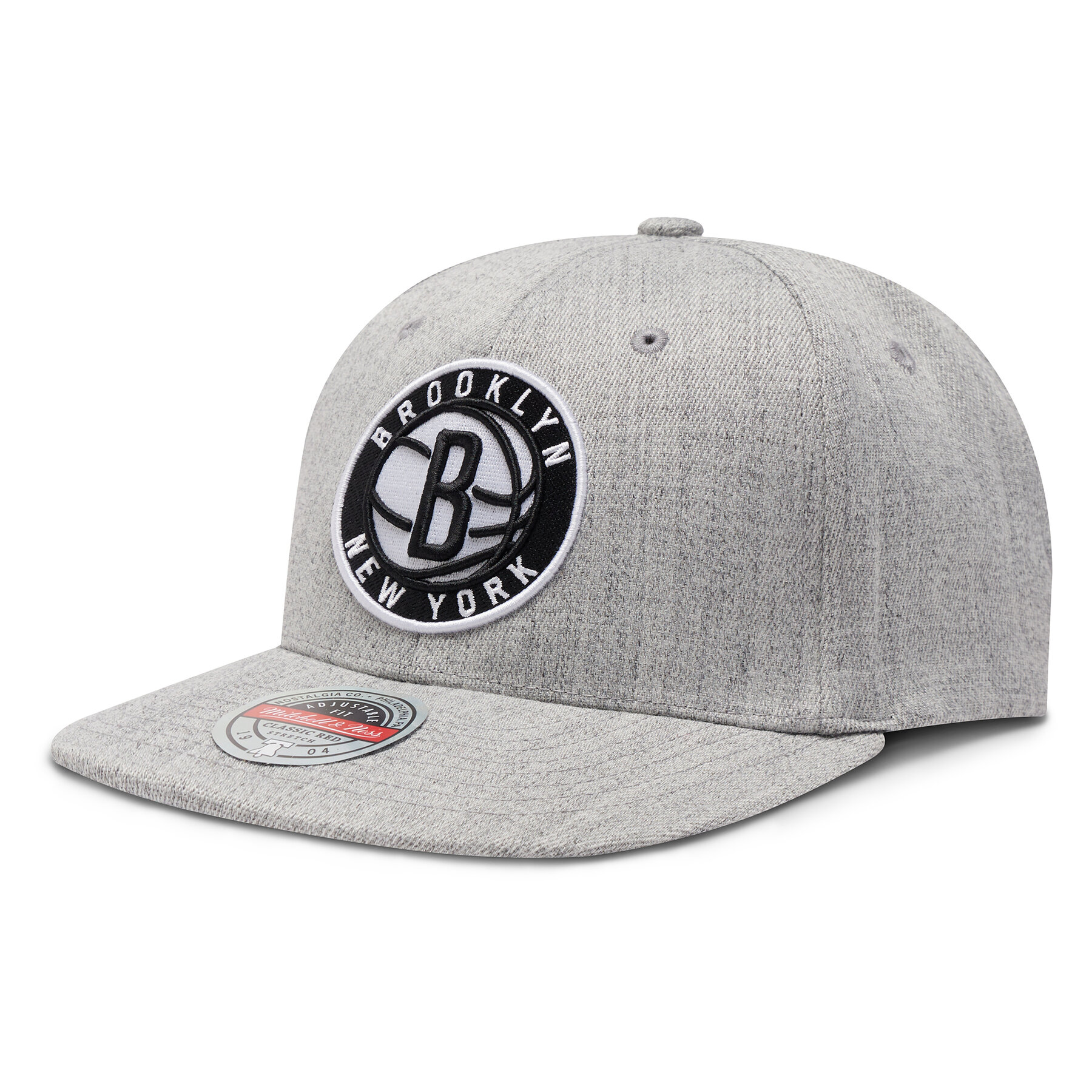 Cap Mitchell & Ness NBA Team Heather Nets HHSS3273 Grey Heather von Mitchell & Ness