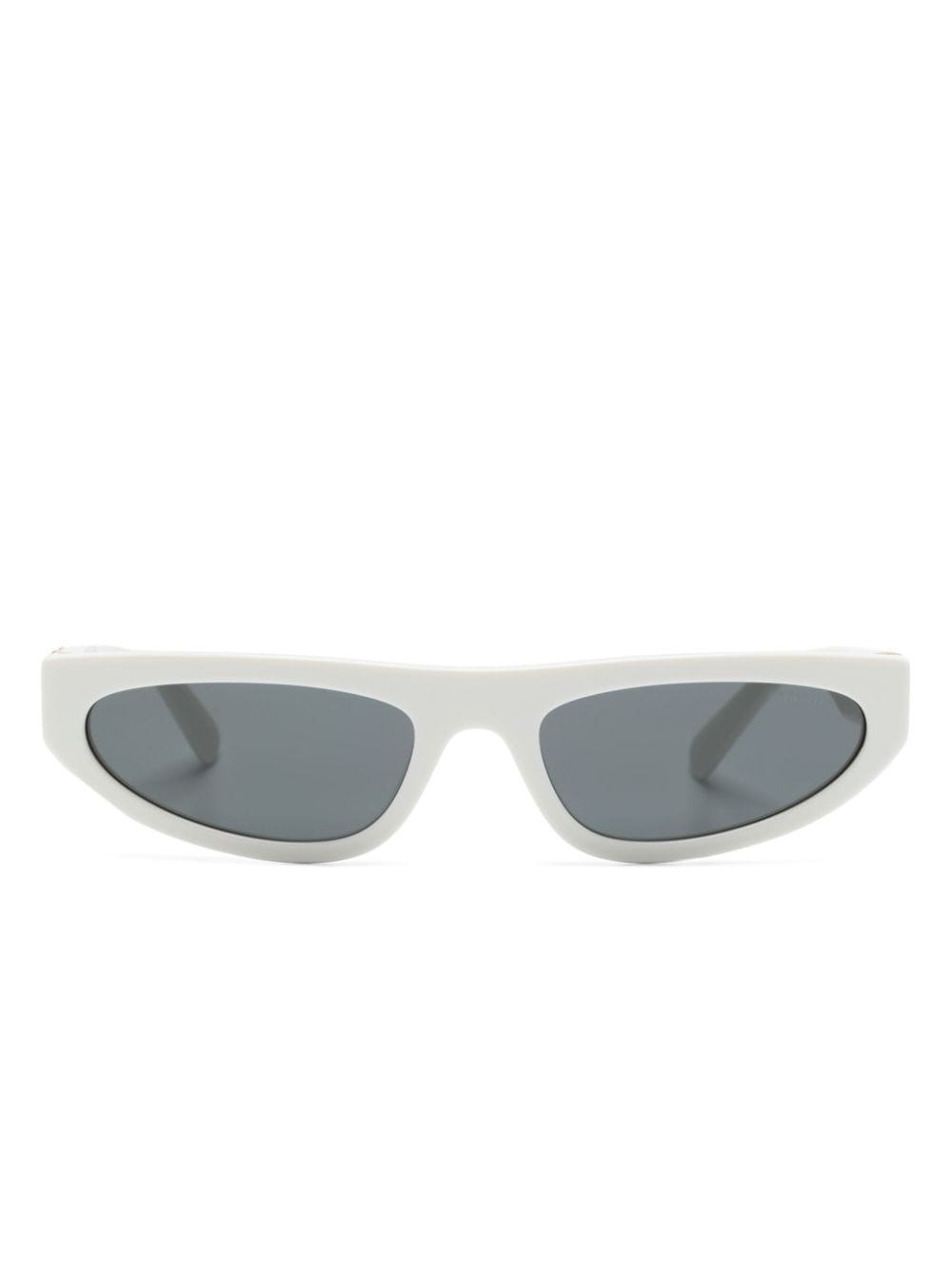 Miu Miu Eyewear Miu Glimpse cat-eye sunglasses - White von Miu Miu Eyewear