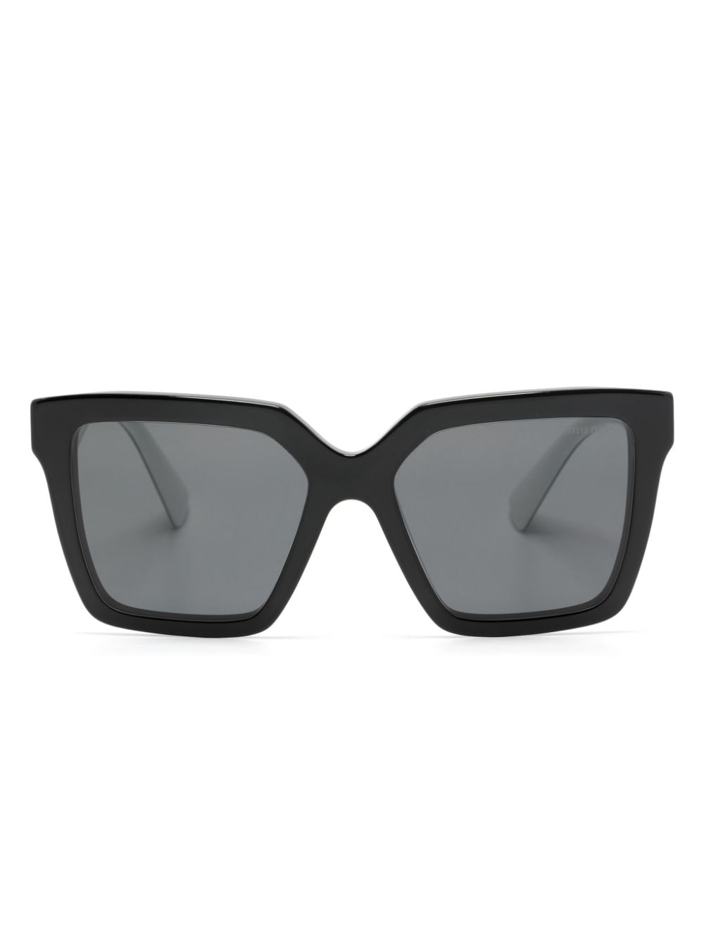 Miu Miu Eyewear Miu Glimpse square-frame sunglasses - Black von Miu Miu Eyewear