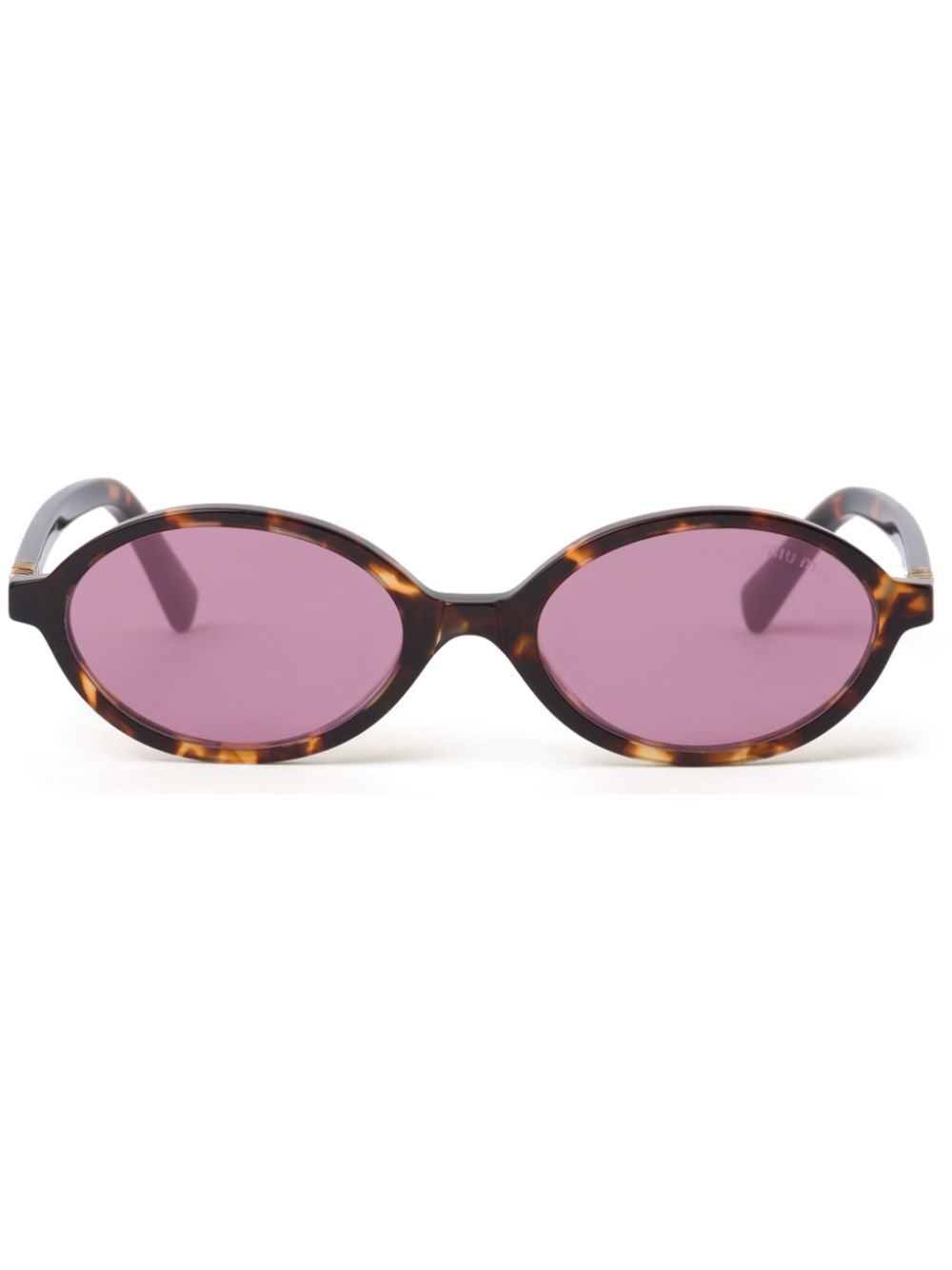 Miu Miu Eyewear Regard tortoiseshell-effect sunglasses - Brown von Miu Miu Eyewear