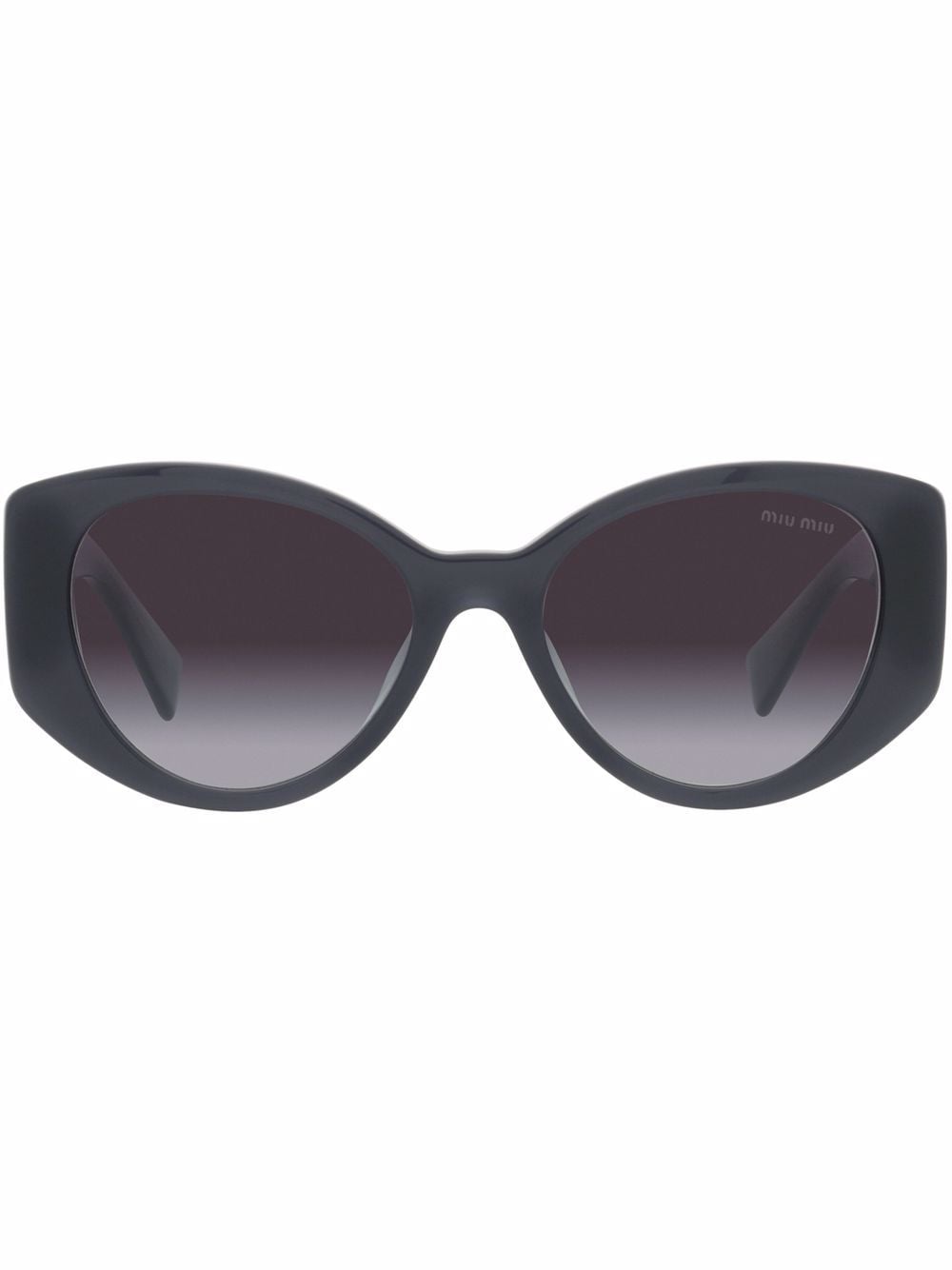 Miu Miu Eyewear cat-eye frame sunglasses - Grey von Miu Miu Eyewear