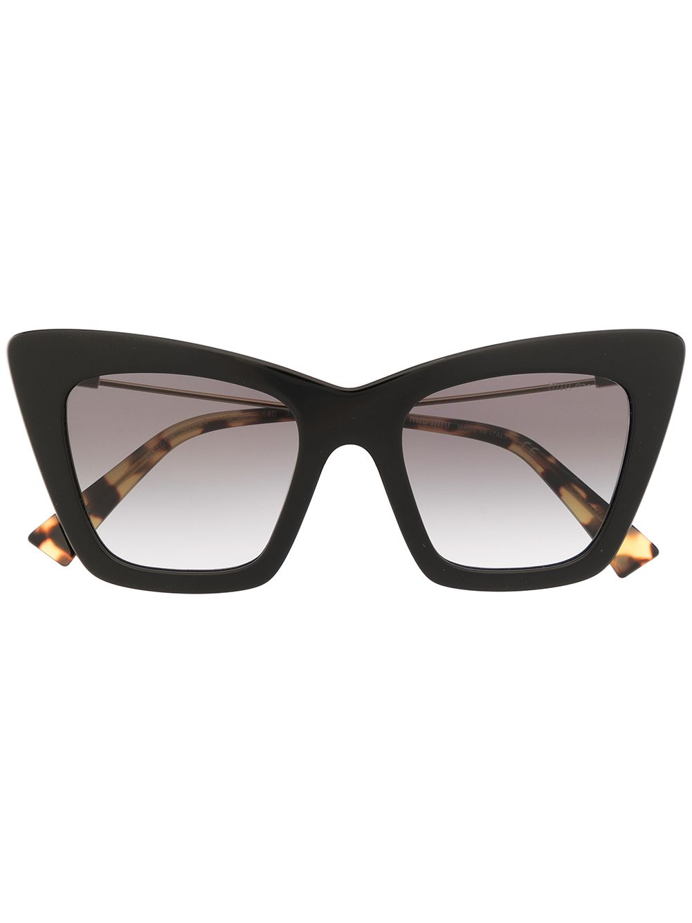 Miu Miu Eyewear oversized cat-eye sunglasses - Black von Miu Miu Eyewear