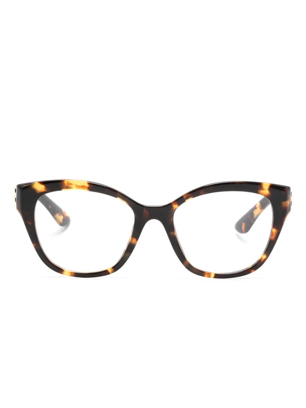 Miu Miu Eyewear square-frame glasses - Brown von Miu Miu Eyewear