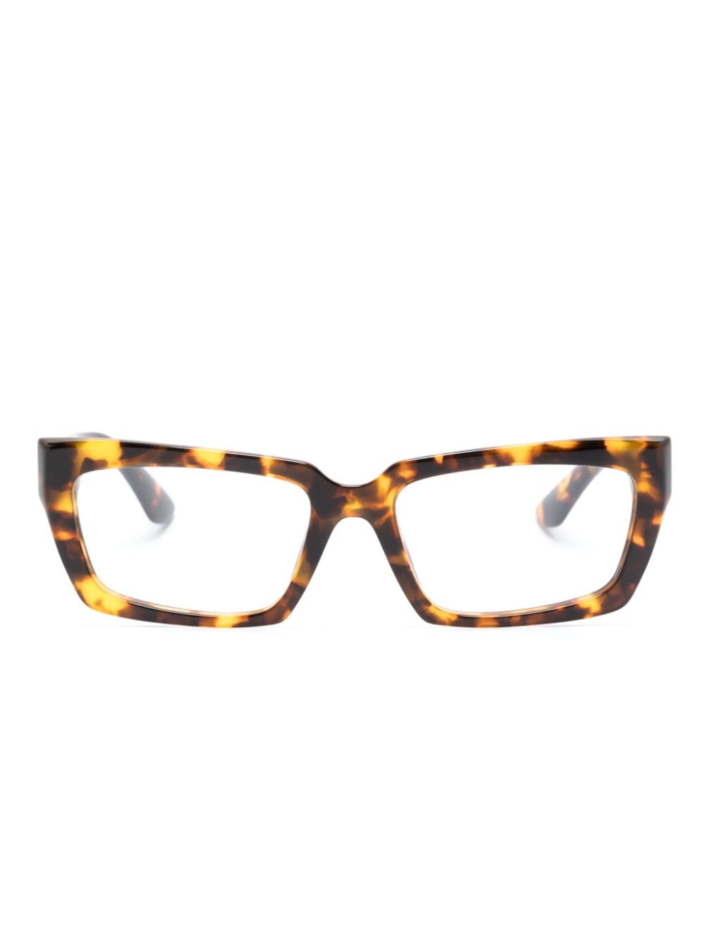 Miu Miu Eyewear tortoiseshell rectangle-frame sunglasses - Brown von Miu Miu Eyewear