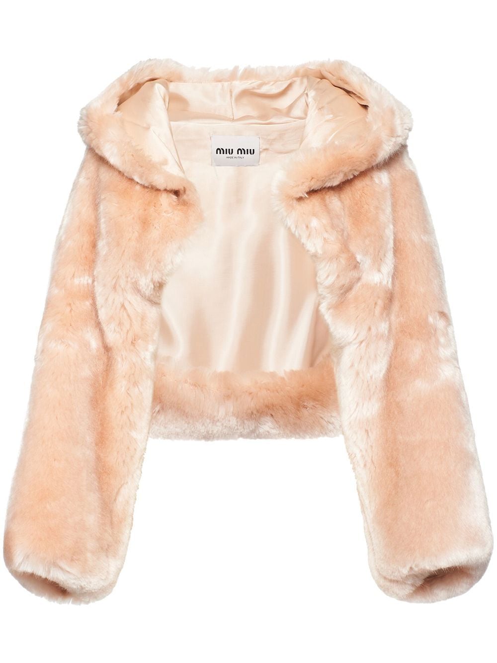 Miu Miu Aspen hooded cropped jacket - Pink von Miu Miu