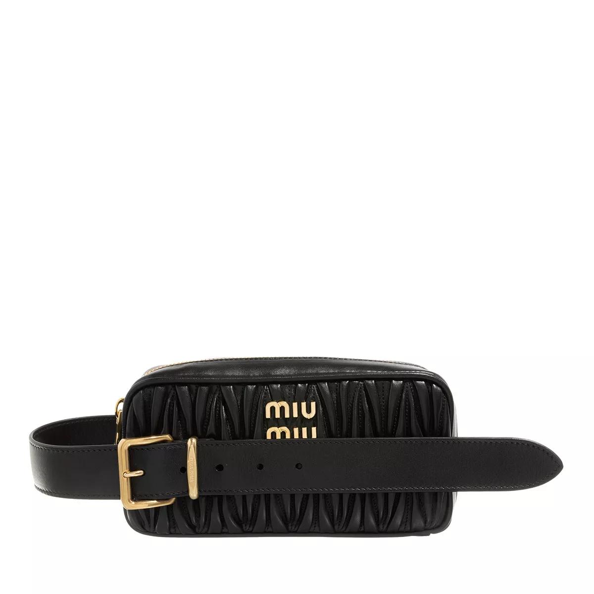 Miu Miu Handtasche - Matelassé Pochette Bag - Gr. unisize - in Schwarz - für Damen von Miu Miu