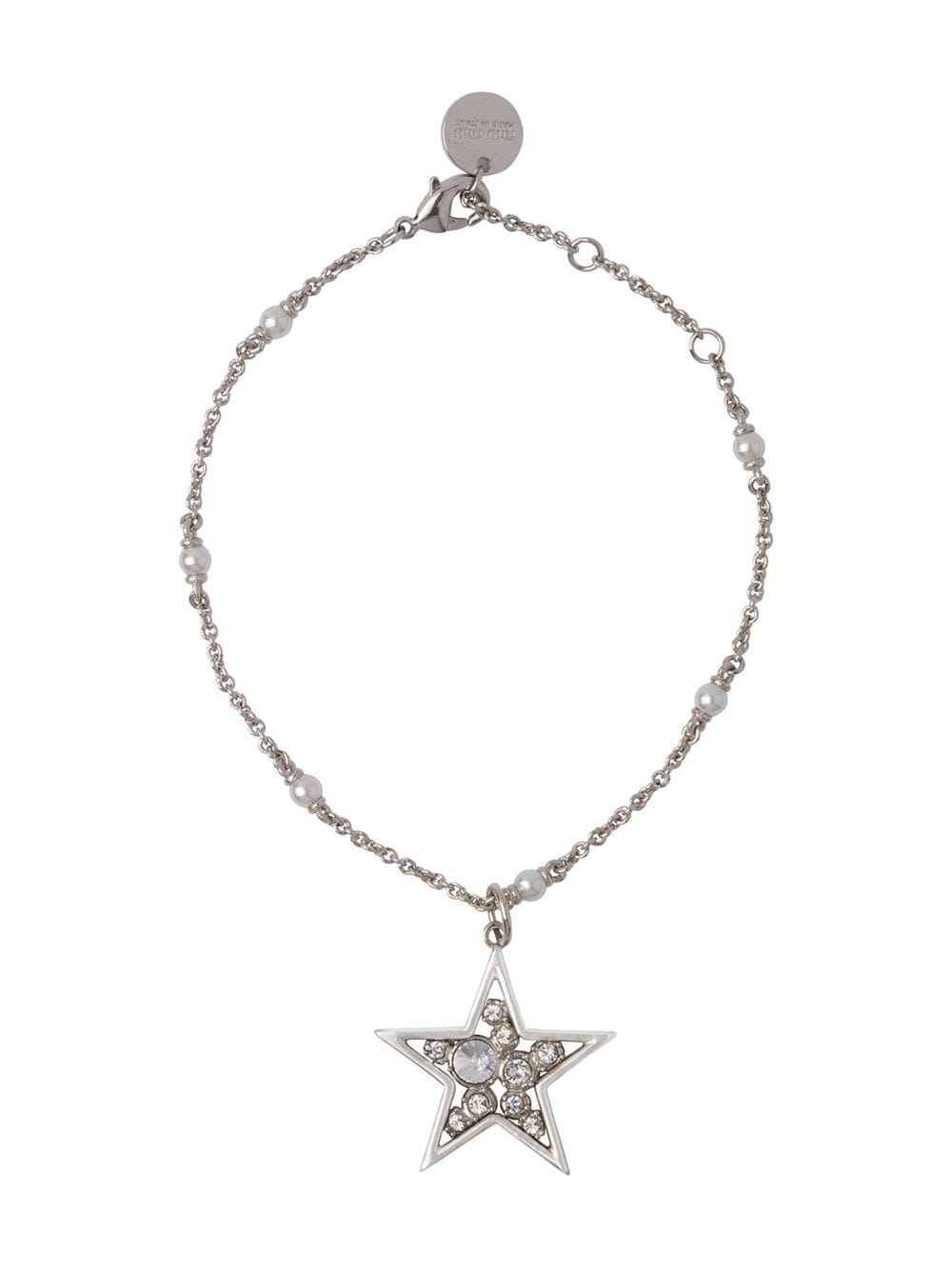 Miu Miu Micro Jewel star bracelet - Silver von Miu Miu