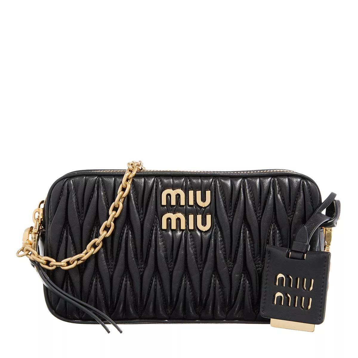 Miu Miu Schultertasche - Shoulder Bag - Gr. unisize - in Schwarz - für Damen Miu Miu Schultertasche - Shoulder Bag - Gr. unisize - in Schwarz - für Damen von Miu Miu