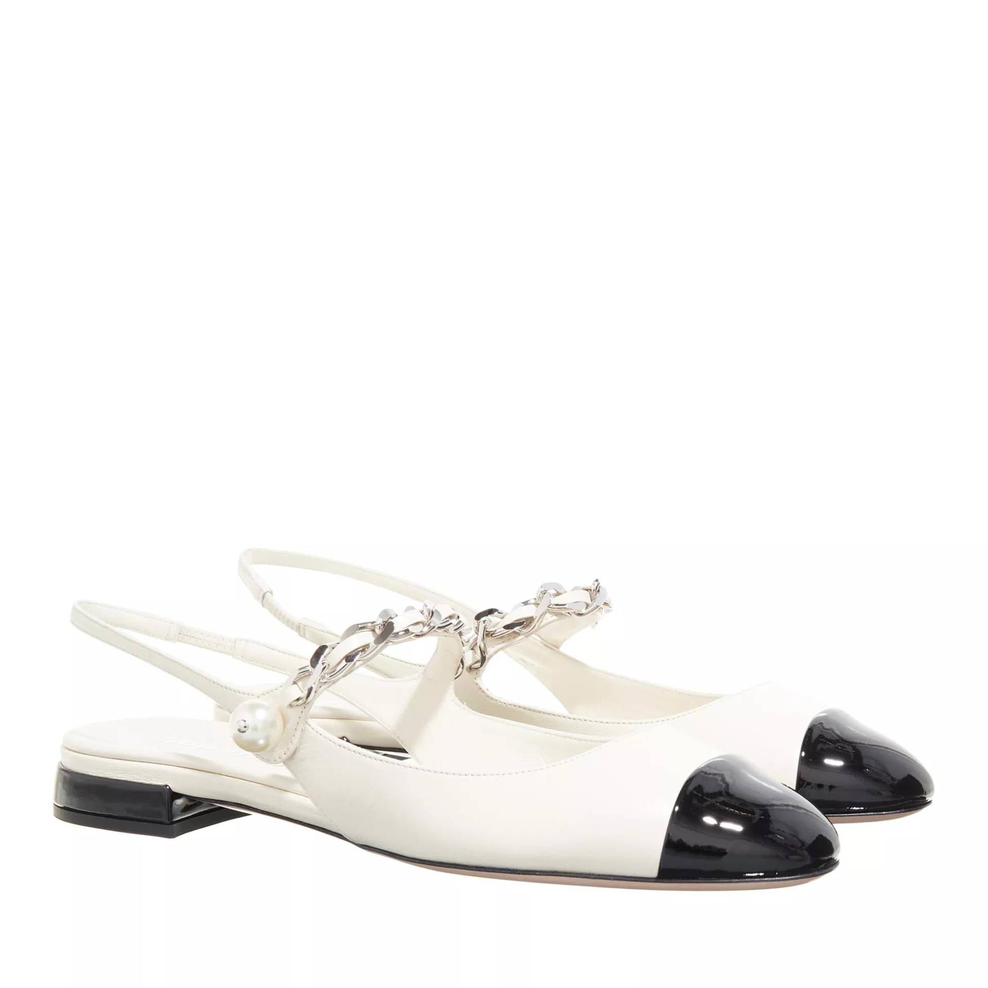 Miu Miu Slipper & Pantoletten - Slingback Ballets - Gr. 36 (EU) - in Creme - für Damen von Miu Miu