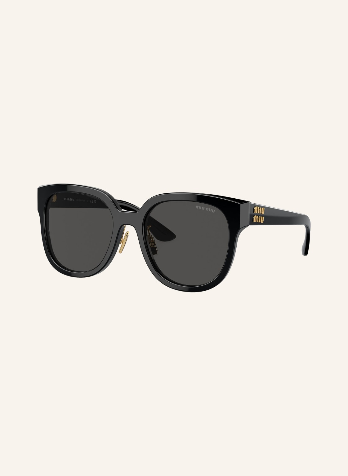 Miu Miu Sonnenbrille Mu 01zs schwarz von Miu Miu