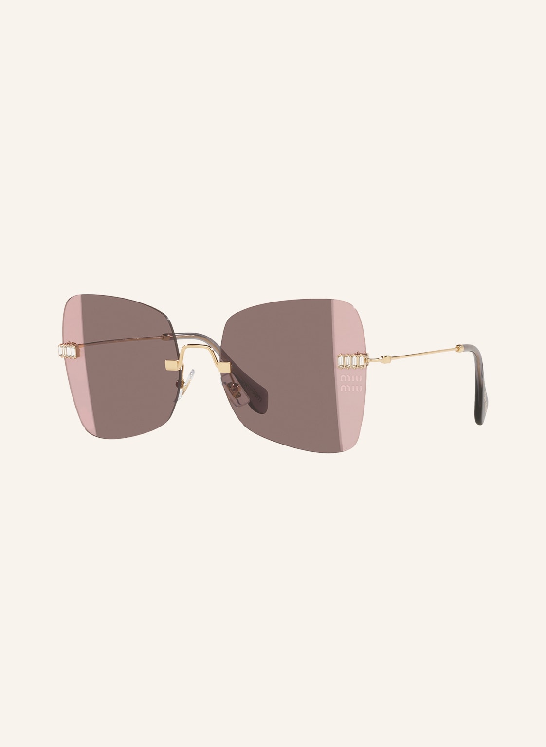 Miu Miu Sonnenbrille Mu 50ws gold von Miu Miu