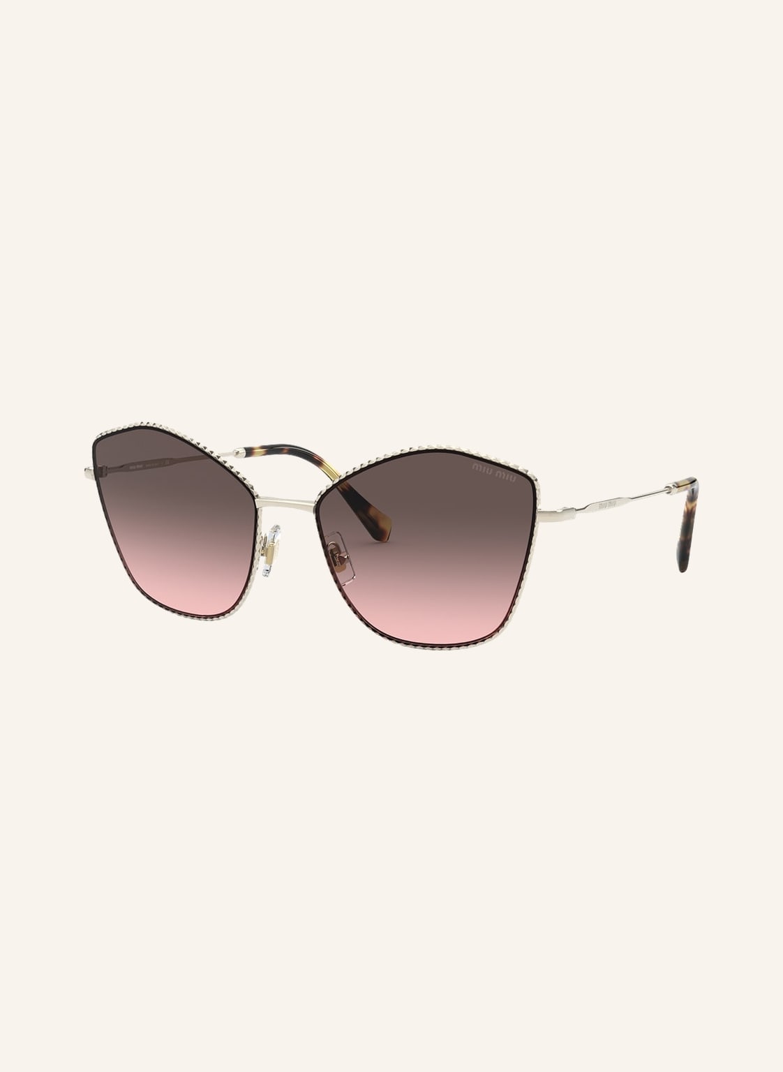 Miu Miu Sonnenbrille Mu 60vs gold von Miu Miu