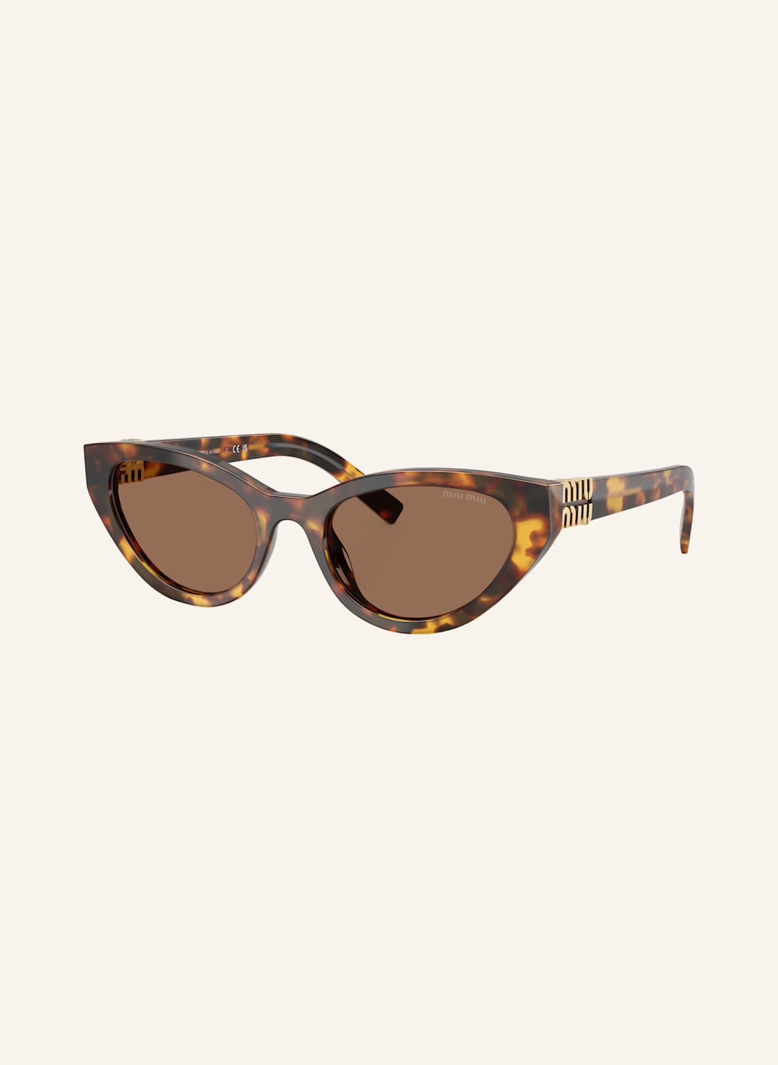 Miu Miu Sonnenbrille Mu a04s braun Miu Miu Sonnenbrille Mu a04s braun von Miu Miu