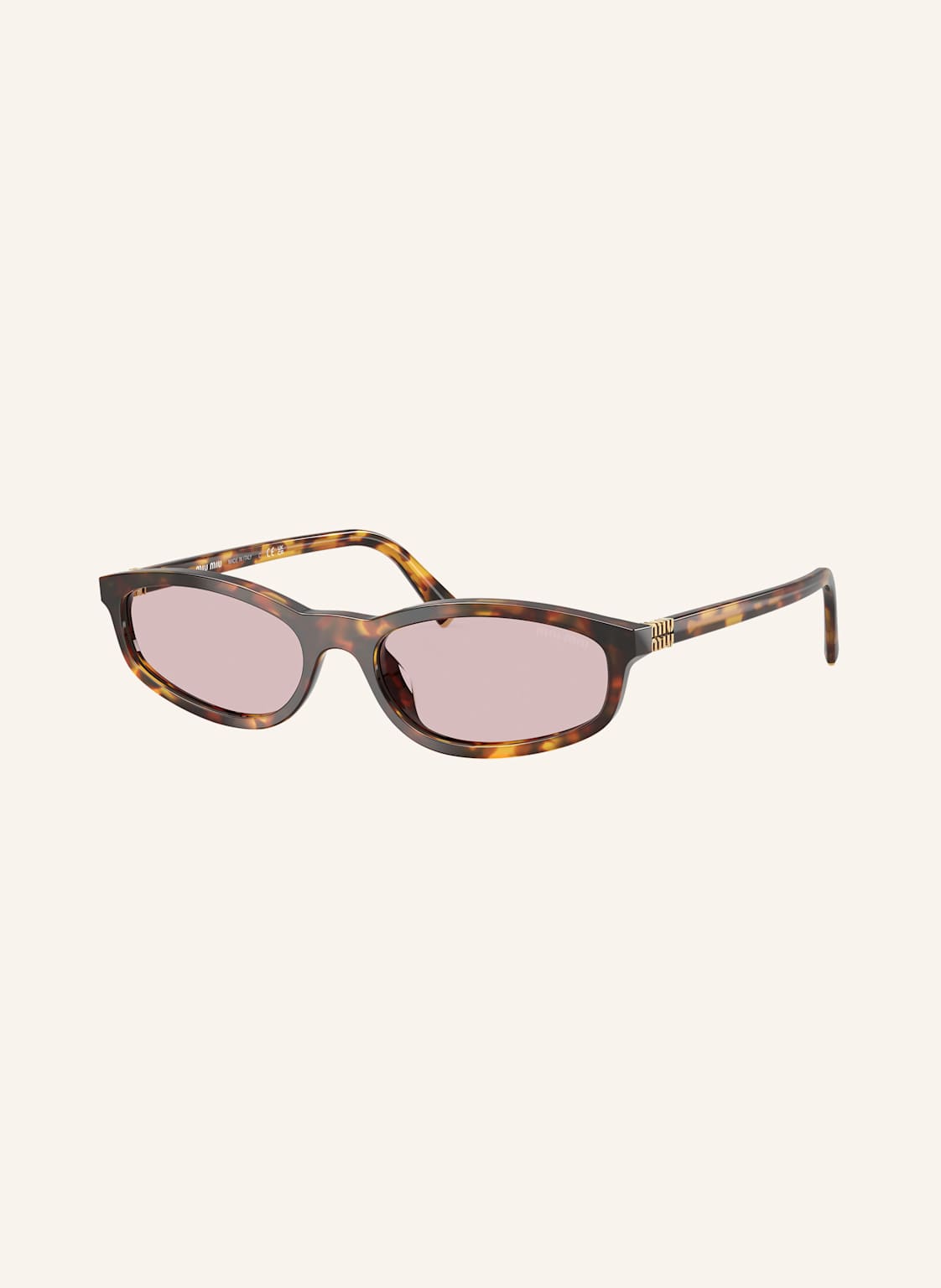Miu Miu Sonnenbrille Mu a06s braun Miu Miu Sonnenbrille Mu a06s braun von Miu Miu