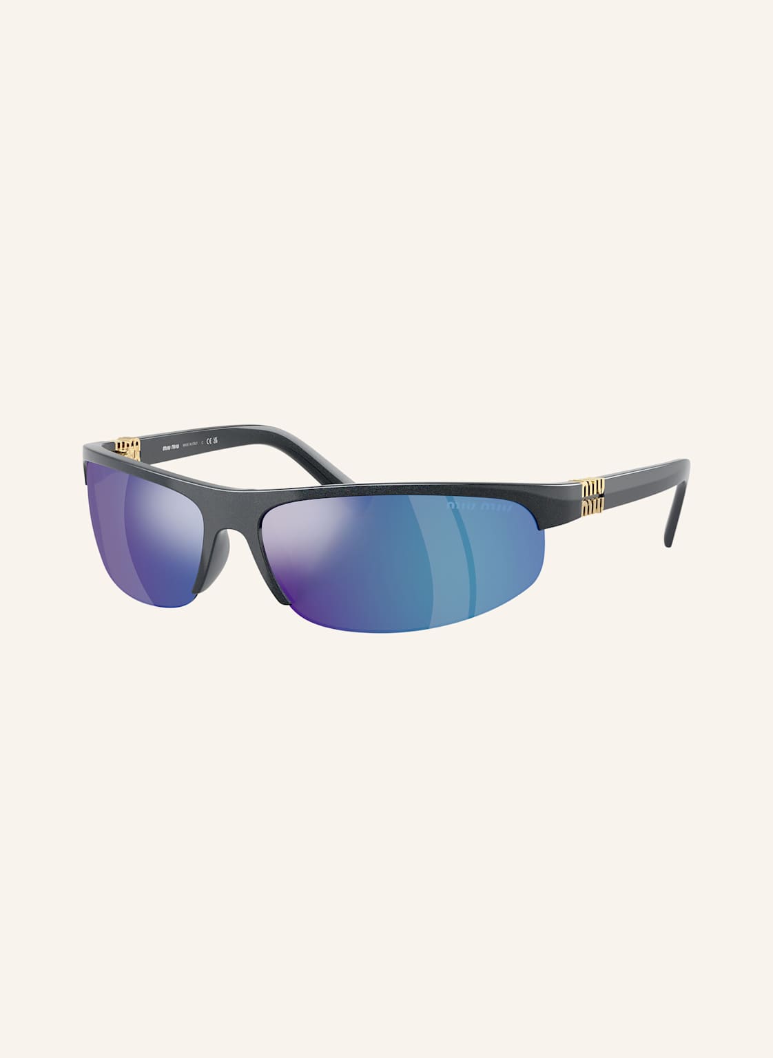 Miu Miu Sonnenbrille a02s schwarz Miu Miu Sonnenbrille a02s schwarz von Miu Miu