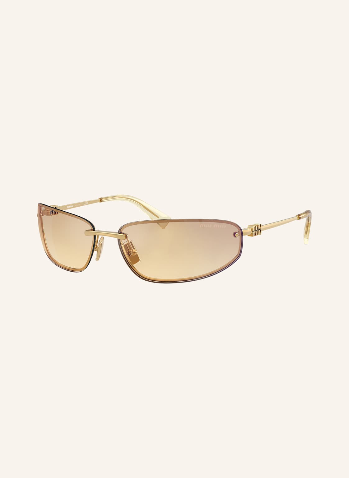 Miu Miu Sonnenbrille mua50s gold Miu Miu Sonnenbrille mua50s gold von Miu Miu