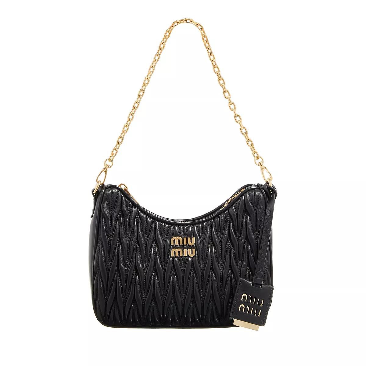 Miu Miu Umhängetasche - Matelassé Shoulder Bag - Gr. unisize - in Schwarz - für Damen von Miu Miu