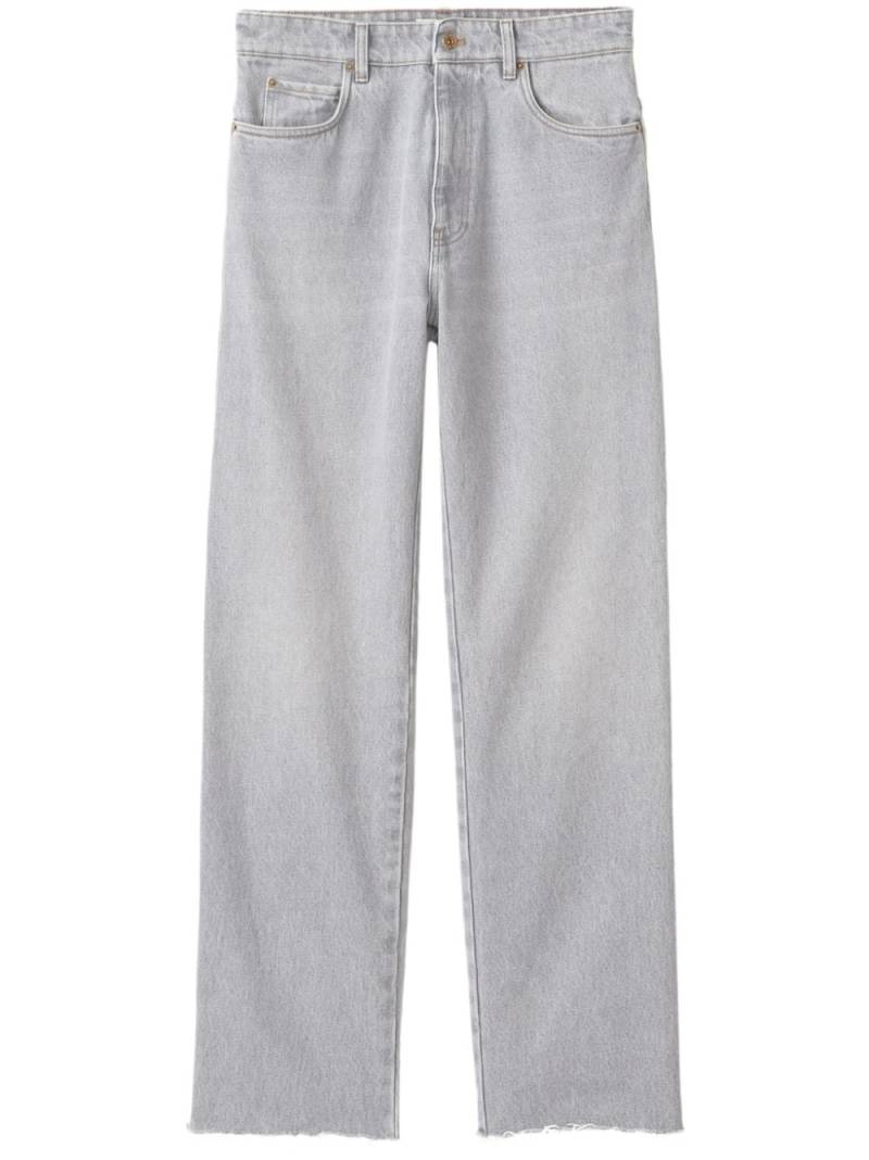 Miu Miu mid-rise straight-leg jeans - Grey von Miu Miu