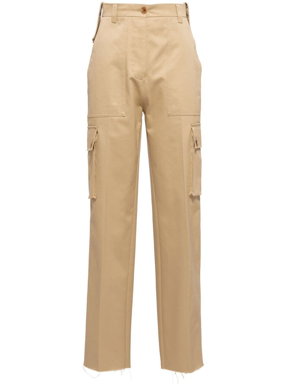 Miu Miu multi-pocket chino pants - Neutrals von Miu Miu