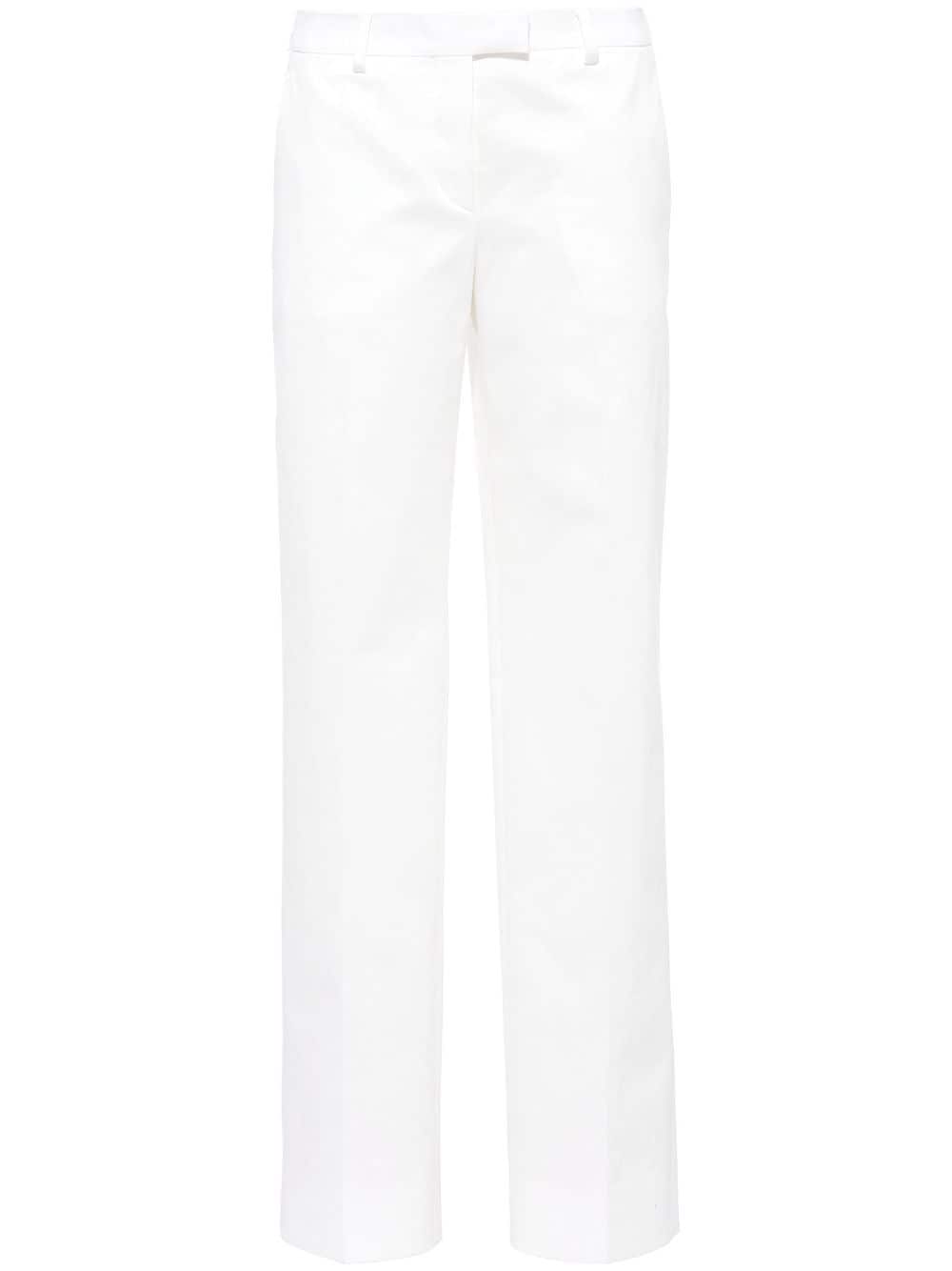 Miu Miu straight-leg trousers - White von Miu Miu