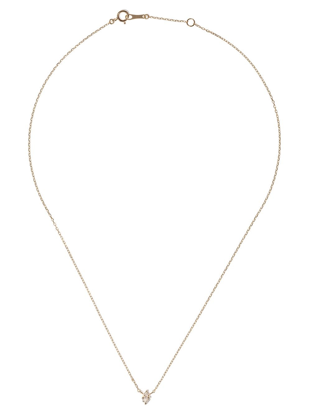 Mizuki 14kt diamond delicate necklace - Gold von Mizuki