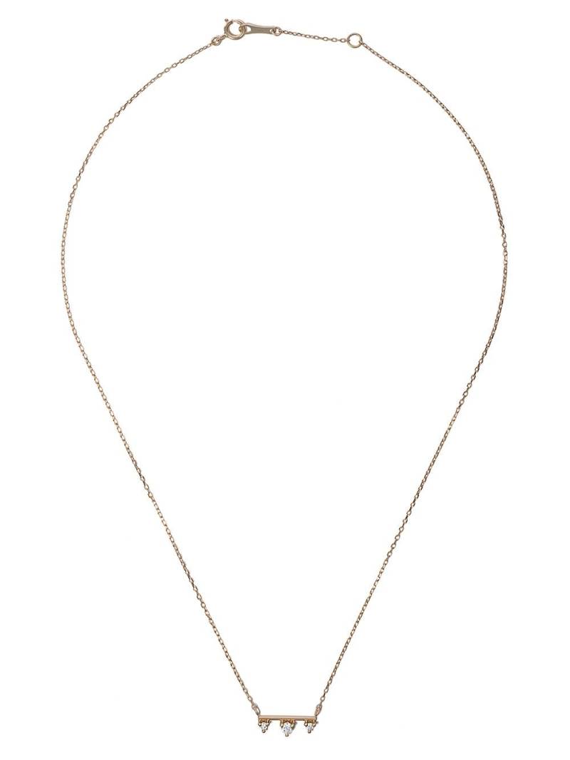 Mizuki 14kt gold Sea of Beauty diamond necklace von Mizuki