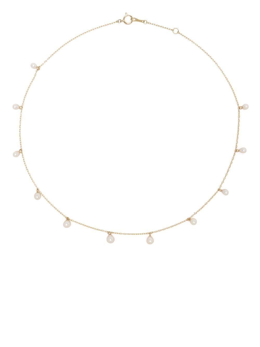 Mizuki 14kt yellow gold Sea Of Beauty Akoya pearl necklace von Mizuki